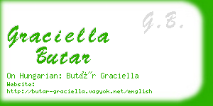 graciella butar business card